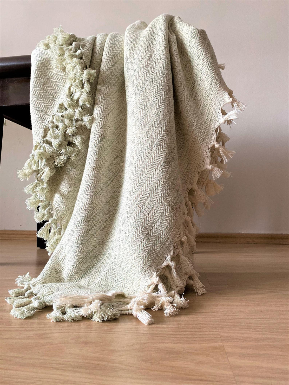 Handwoven Cotton Throw Blanket