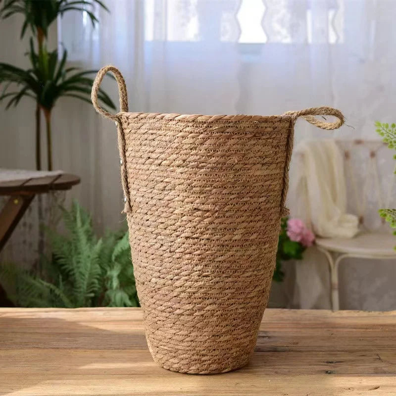 Tall Woven Planter & Storage Basket