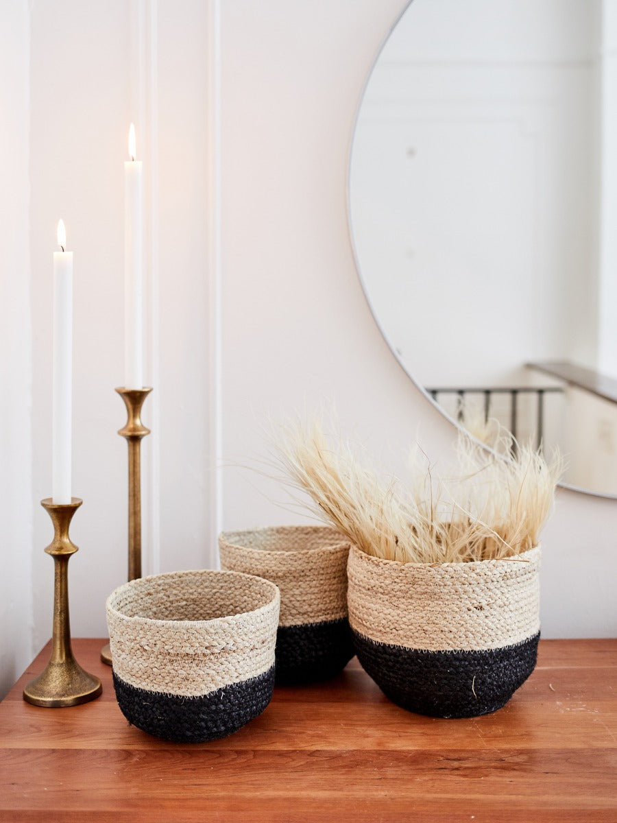 Naiya Handwoven Jute Bin