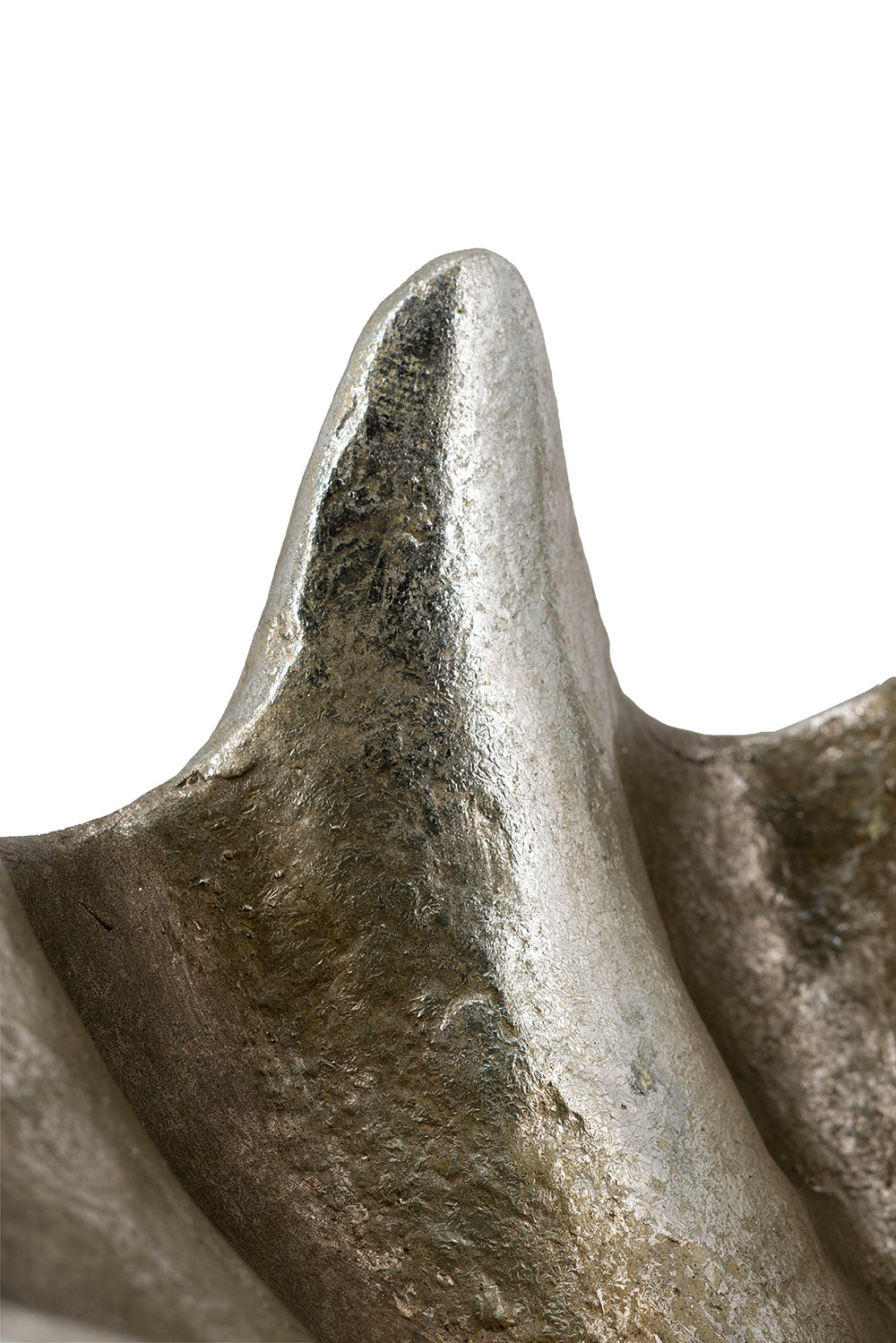 Silver Coastal Shell Decorative Bowl