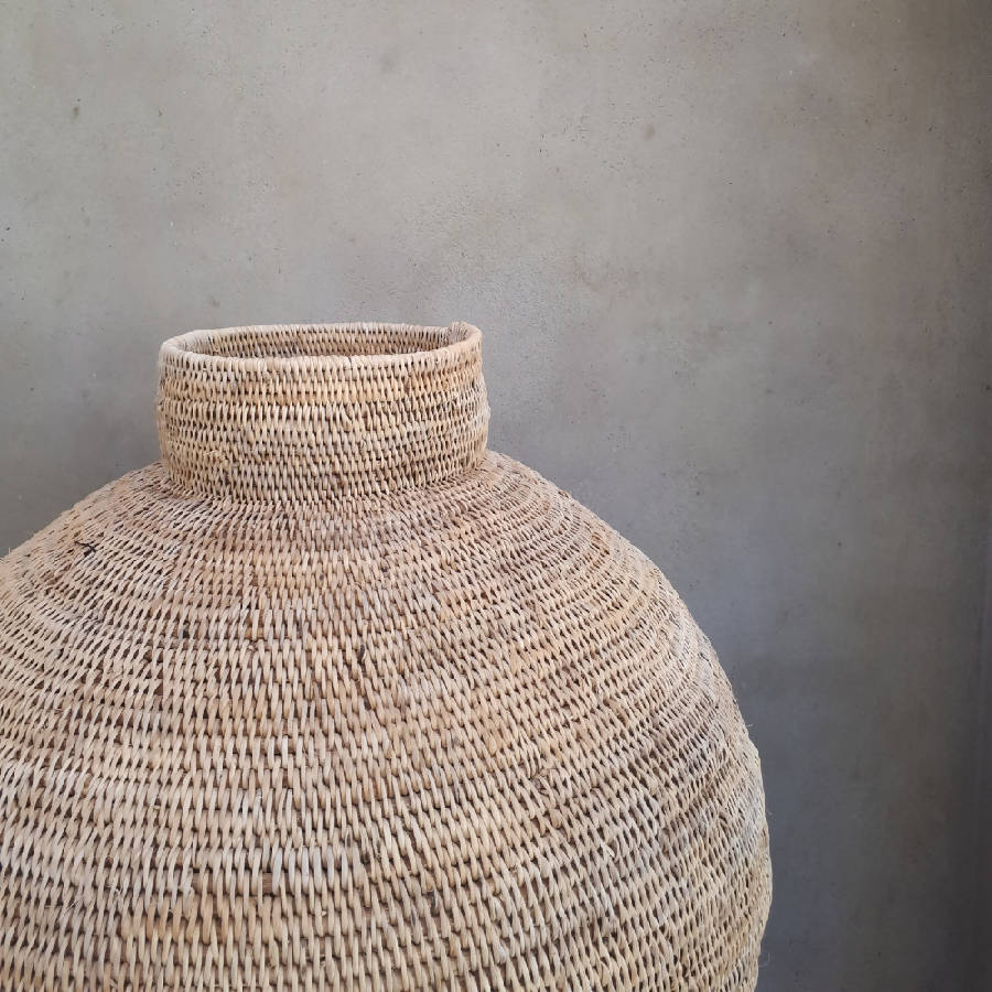 Handwoven Zimbabwean Cane Basket