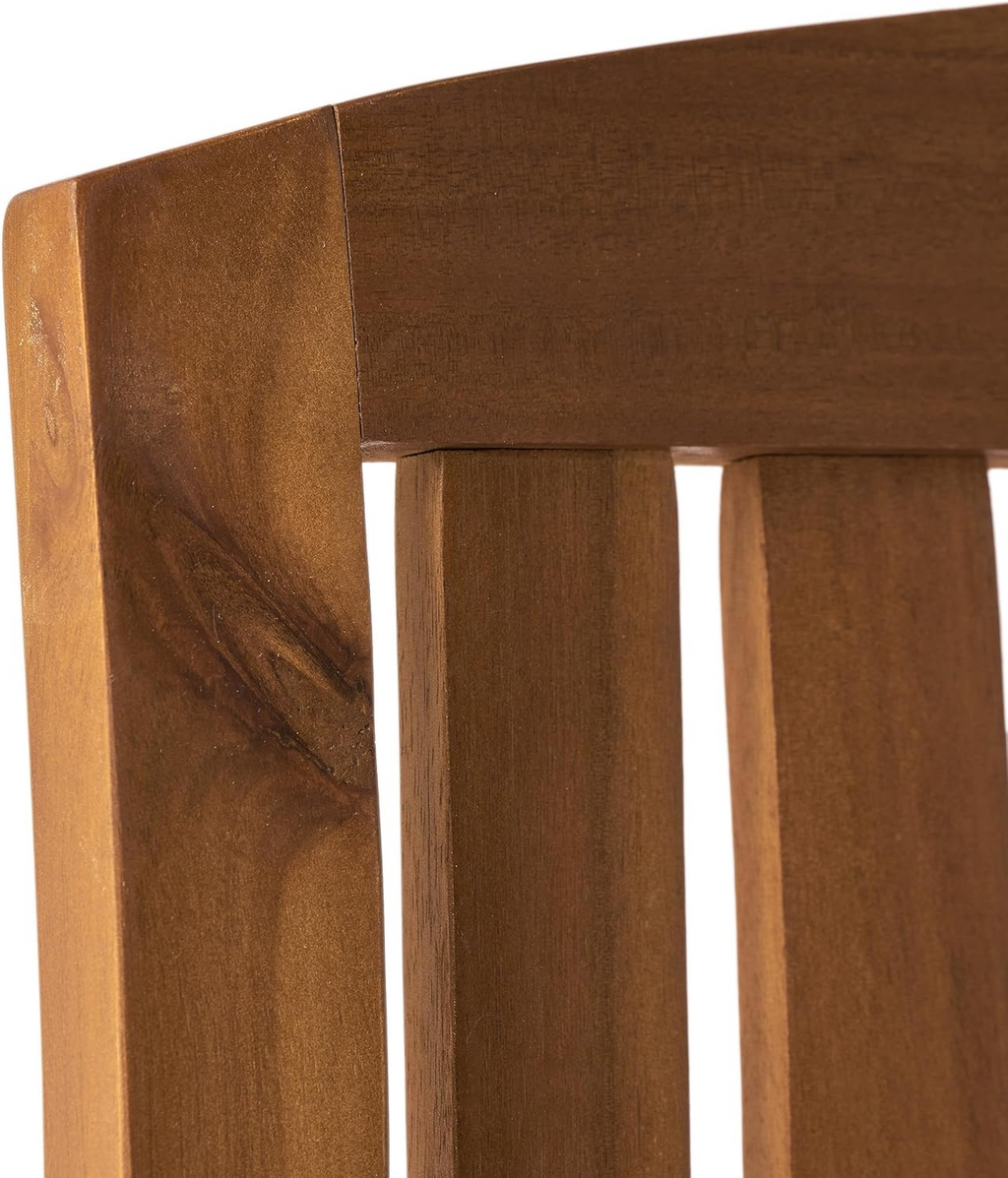 Selma Acacia Wood Outdoor Rocking Chairs – Set of 2