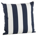 Classic Blue Striped Coastal Throw Pillow