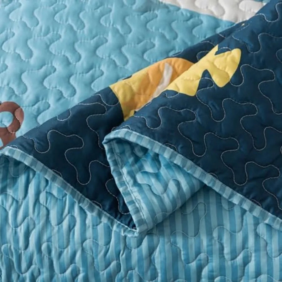 Ocean Life Coastal Quilt Set