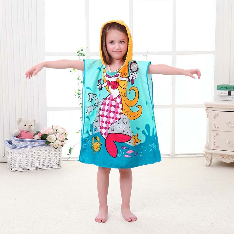 Hooded Animal Beach Towel for Kids
