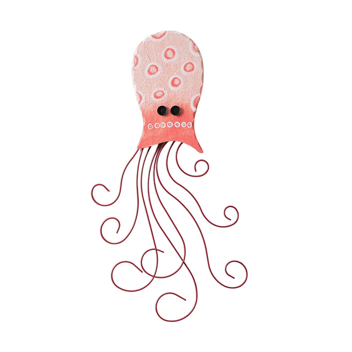 Wooden Octopus Coastal Wall Decor
