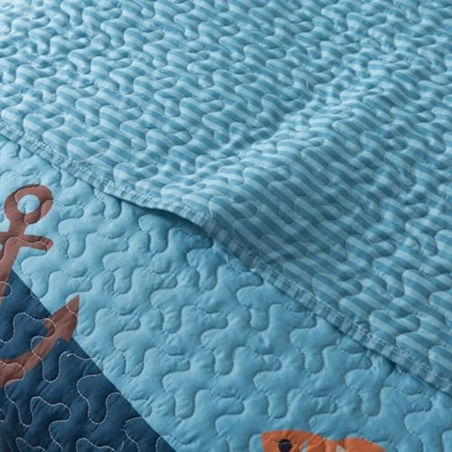 Ocean Life Coastal Quilt Set