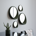 Sculptural Ribbed Wall Mirror