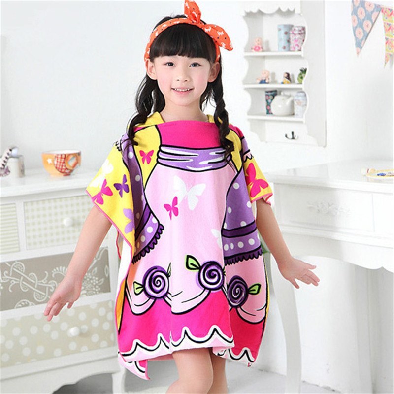 Hooded Animal Beach Towel for Kids