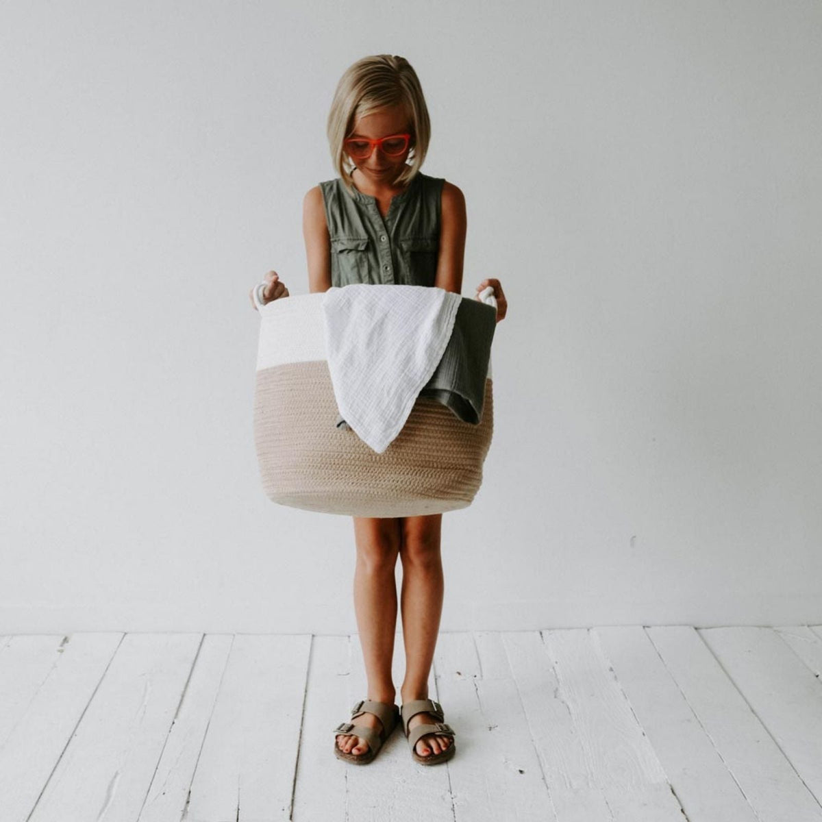 Natural Rope Storage Basket