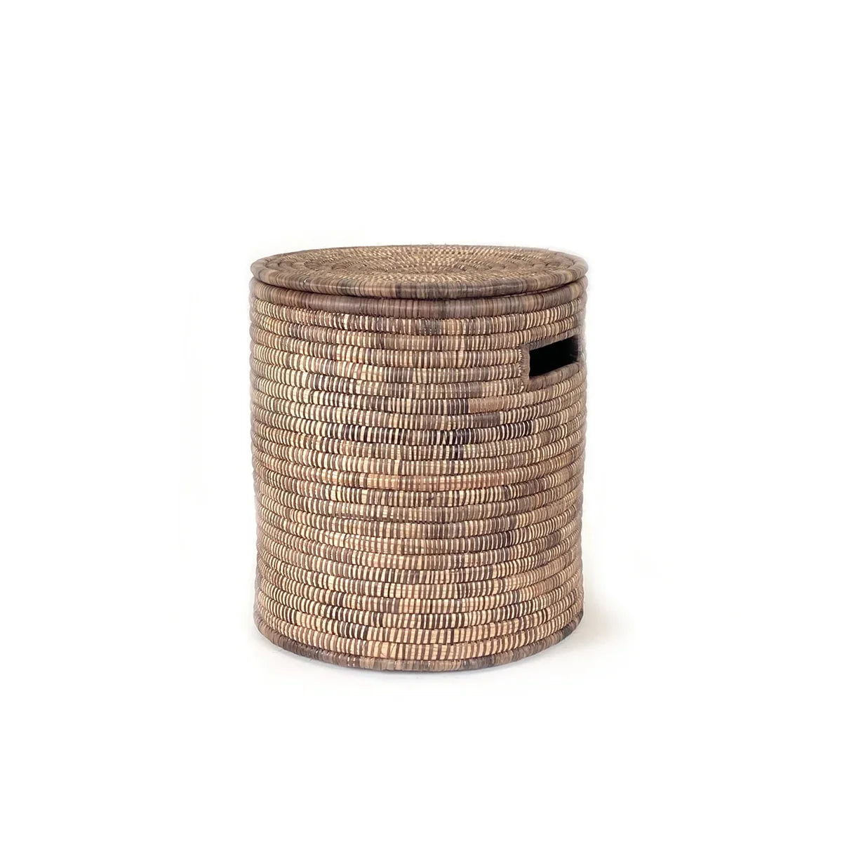 Handwoven Malawi Lidded Storage Basket