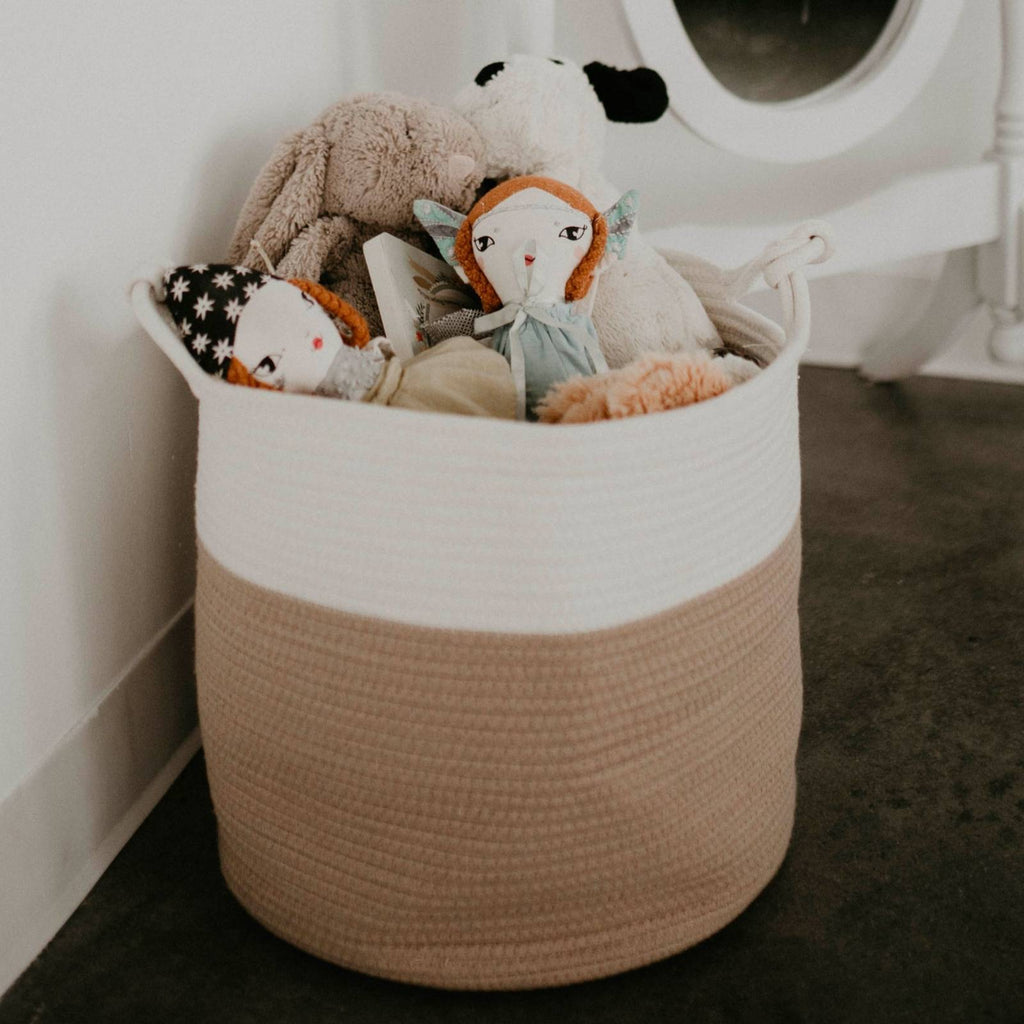 Natural Rope Storage Basket