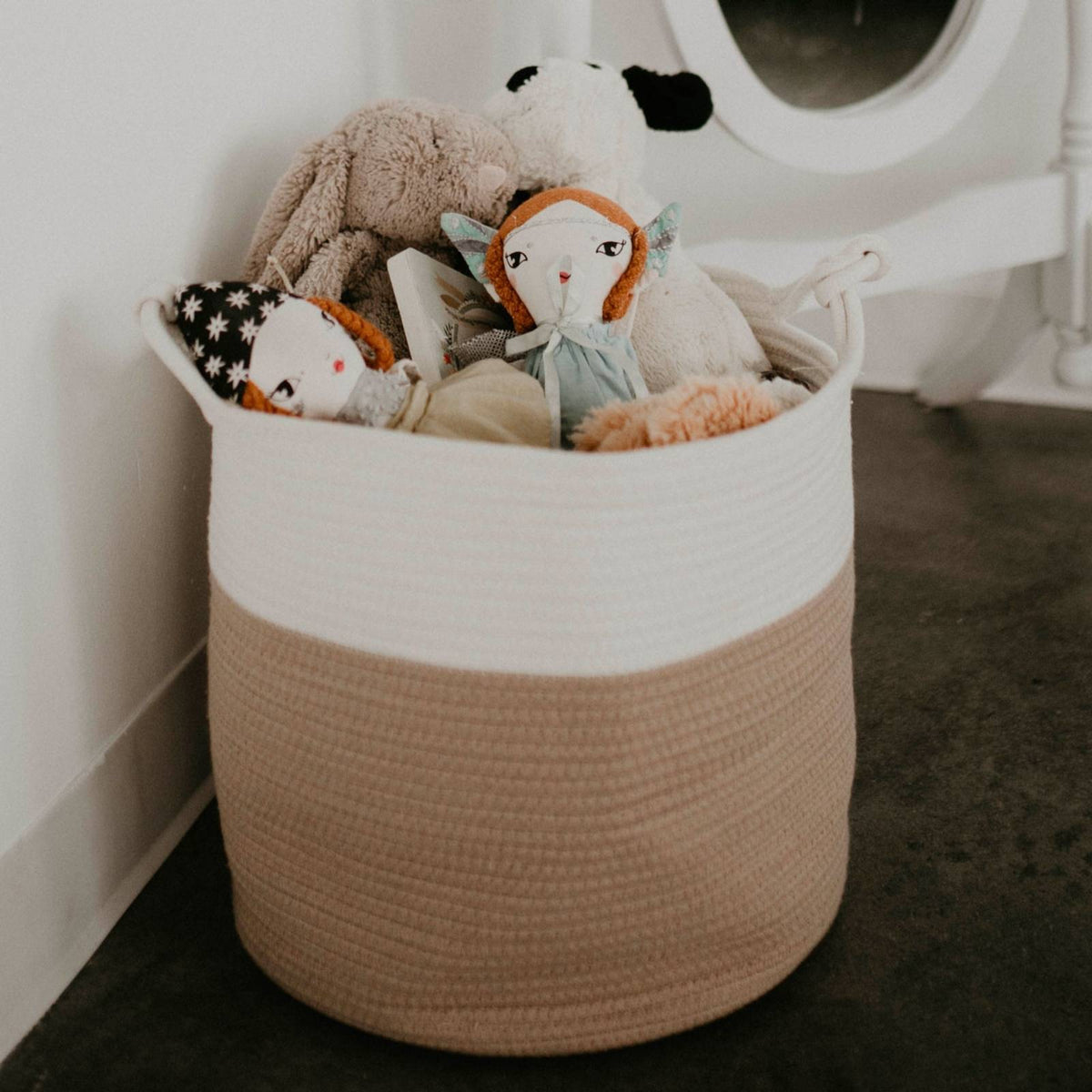 Natural Rope Storage Basket