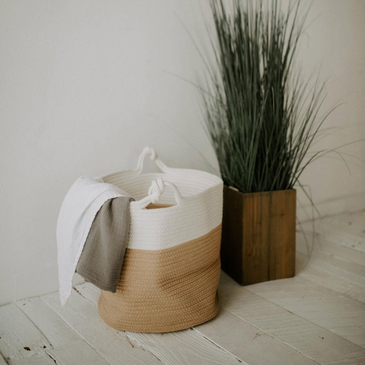 Natural Rope Storage Basket