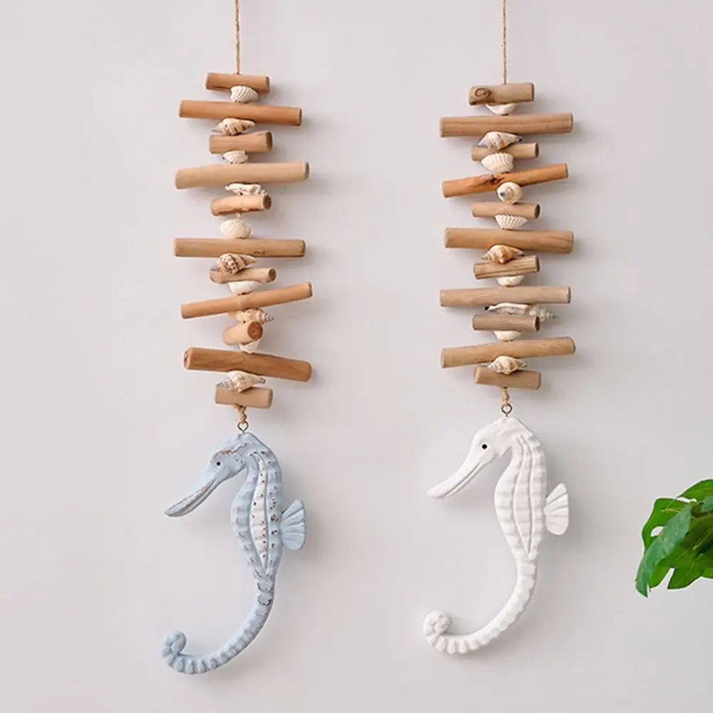 Coastal Wooden Fish Hanging Decor
