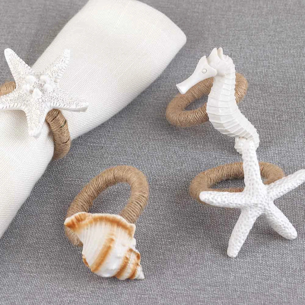 Coastal Sea Life Napkin Ring