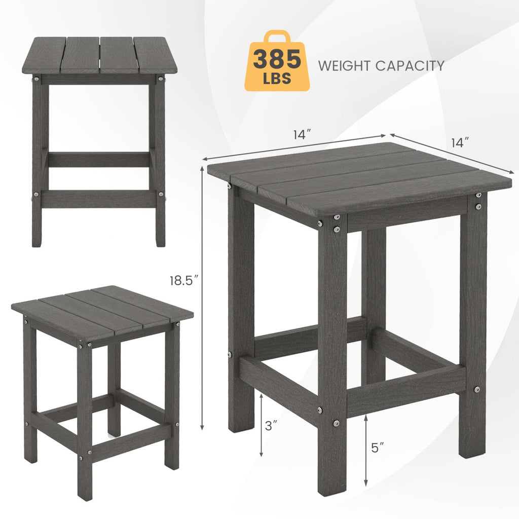 Square Adirondack Side Table – 14"