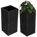 Sierra Square Wicker Planters – Set of 2