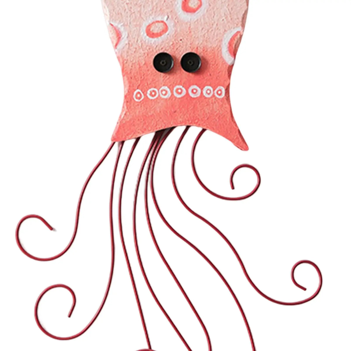 Wooden Octopus Coastal Wall Decor