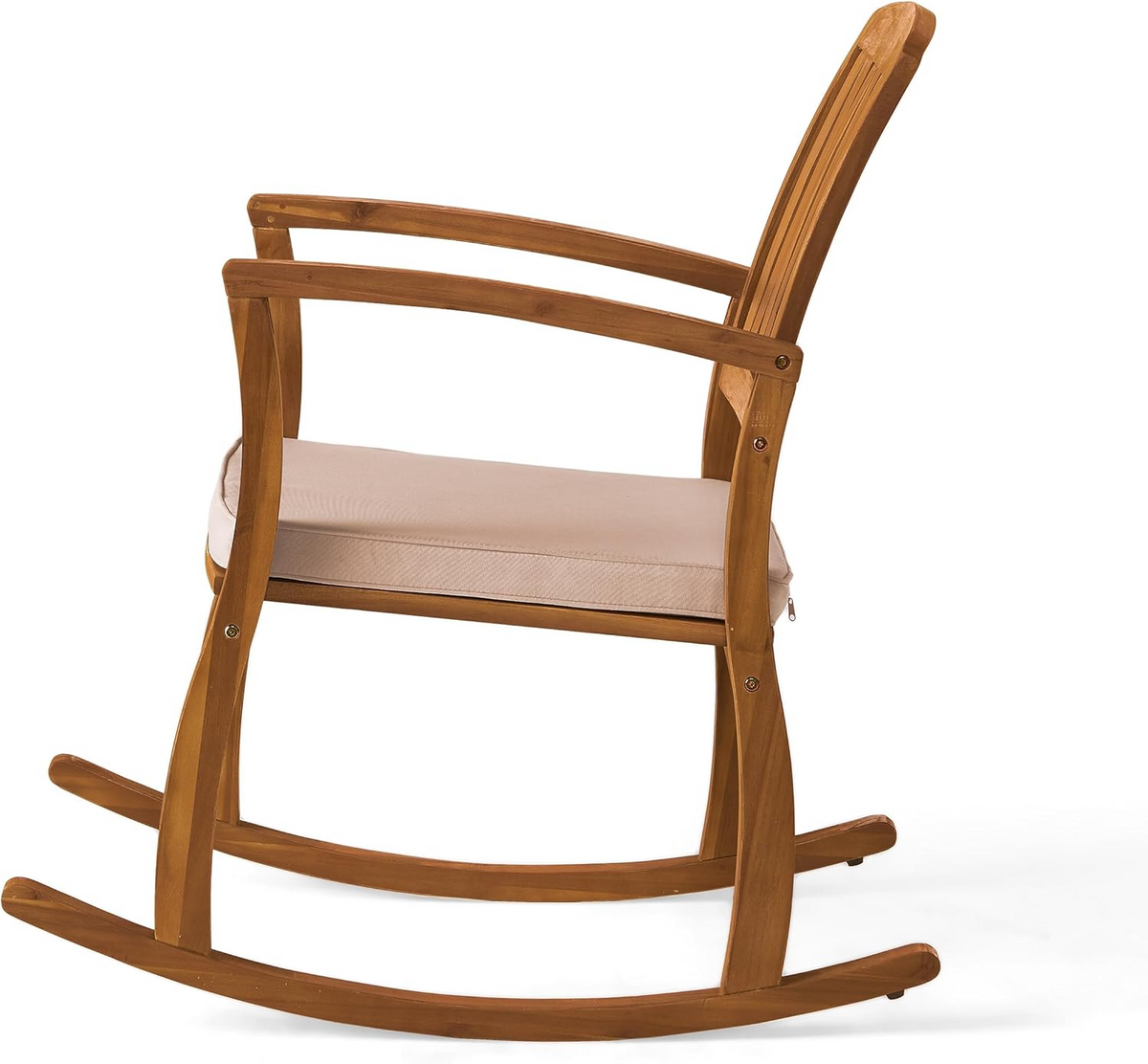 Selma Acacia Wood Outdoor Rocking Chairs – Set of 2