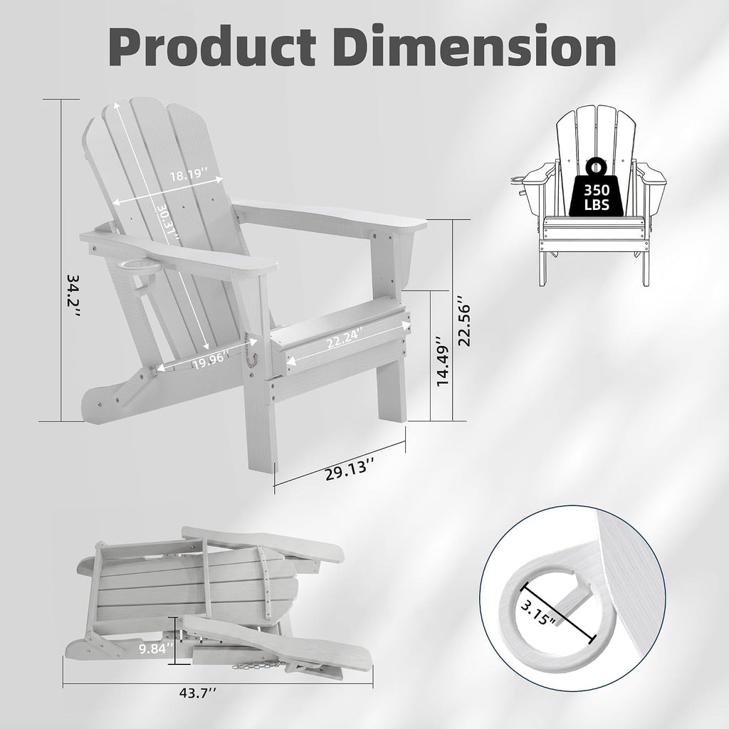 Adirondack Chairs – Set of 2