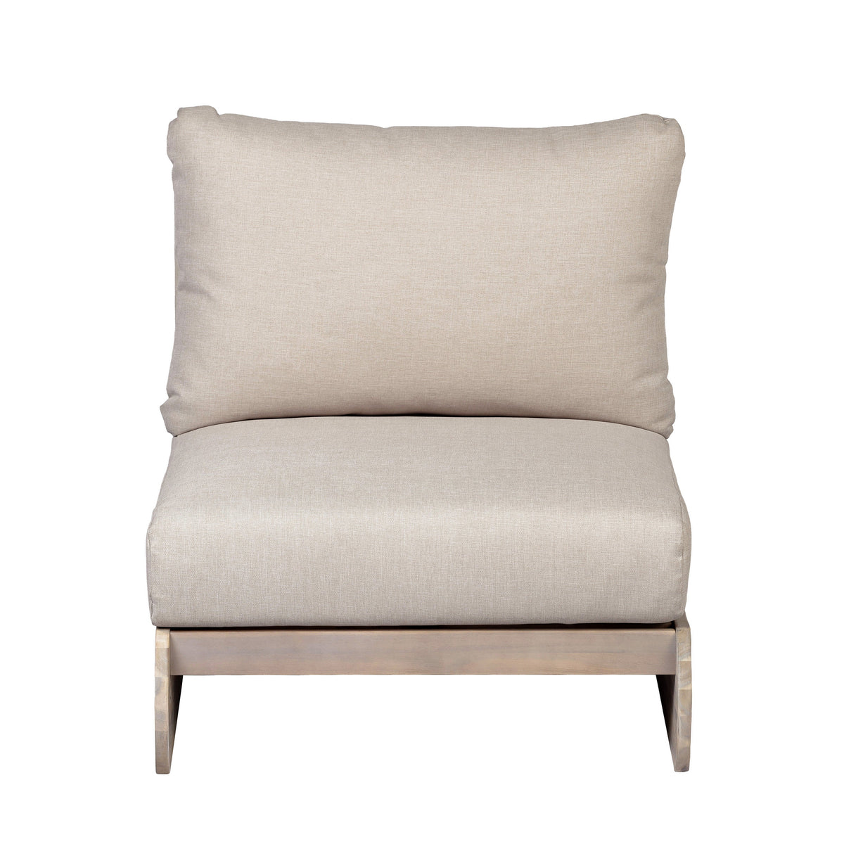 Acacia Wood Outdoor Club Chair