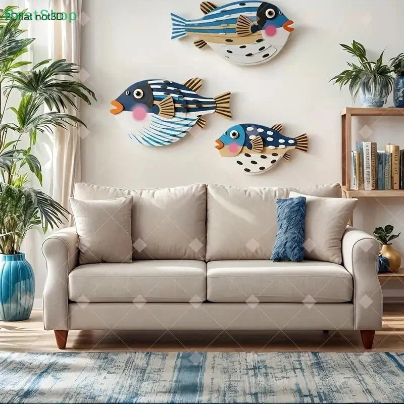 Coastal Wood Decor – Set of 3