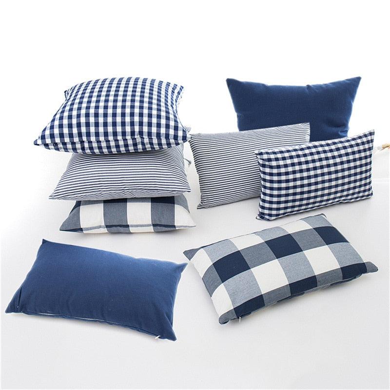 Classic Nautical Coastal Pillow Cover