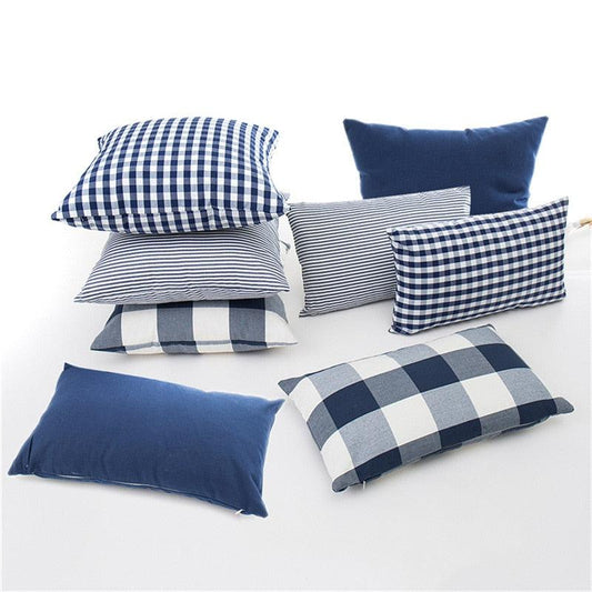 Classic Nautical Coastal Pillow Cover