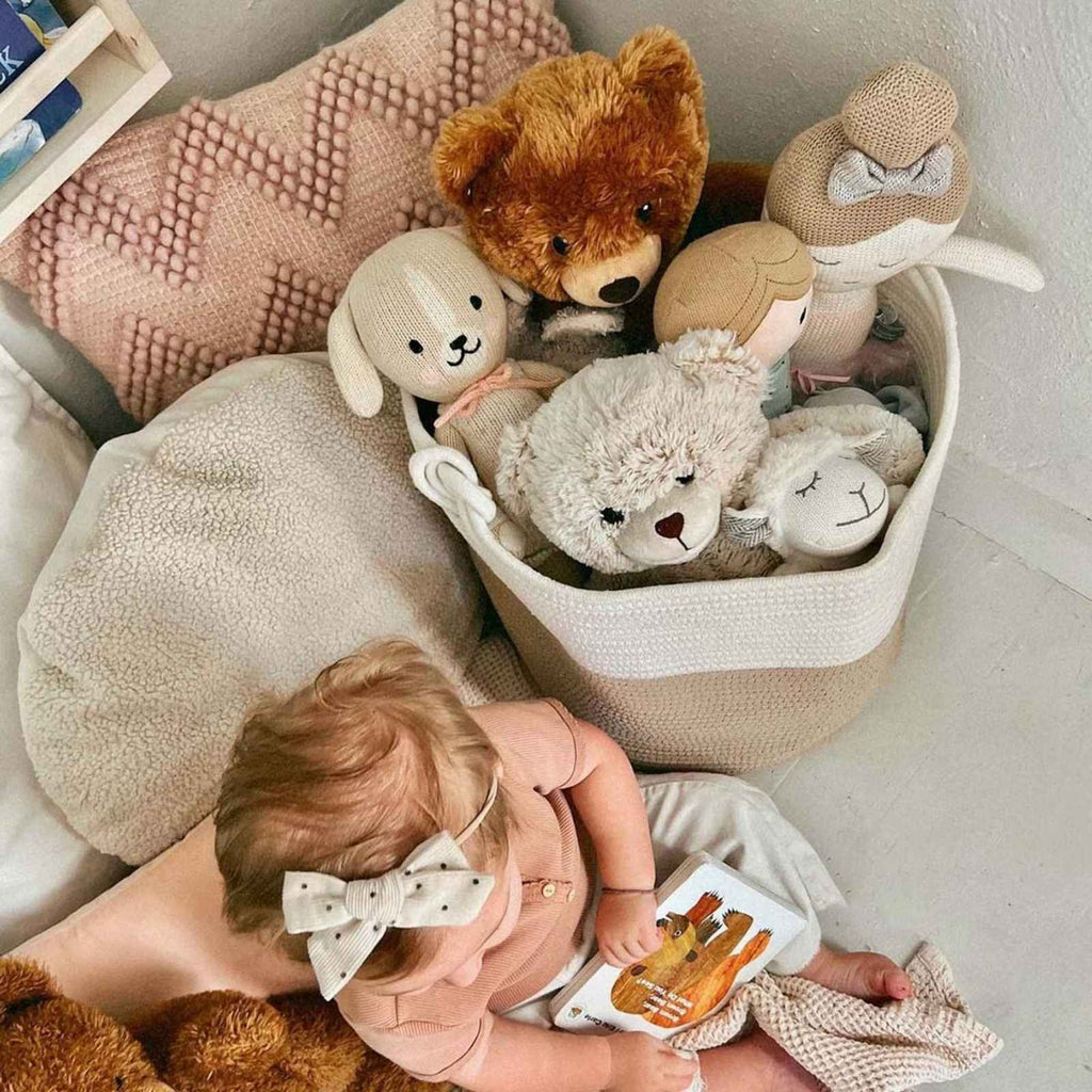 Natural Rope Storage Basket