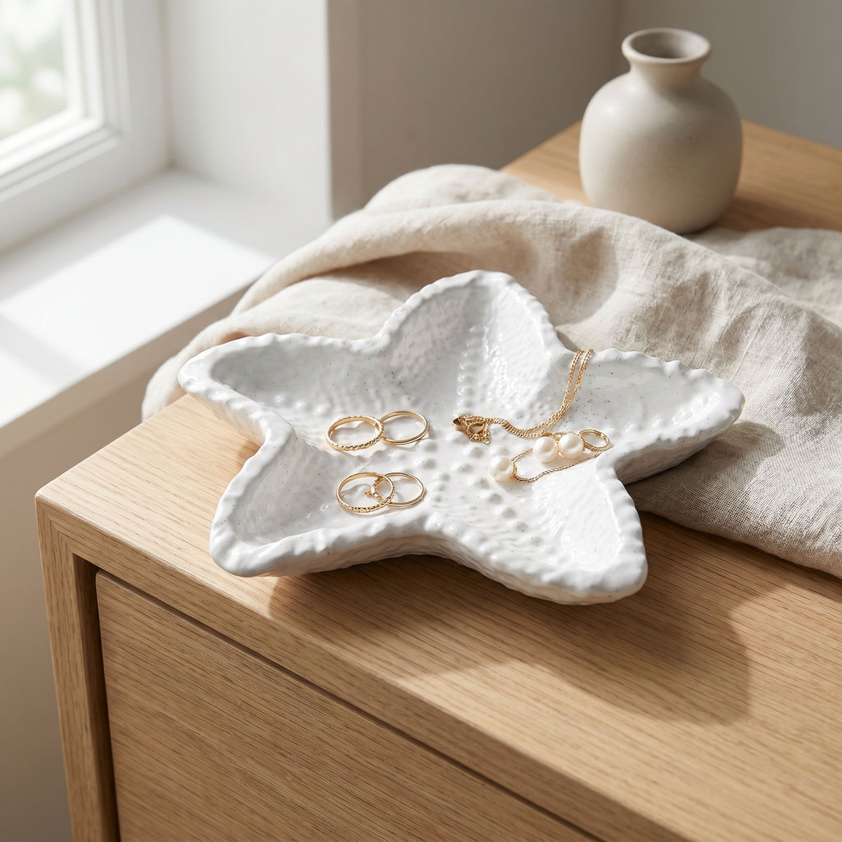 Starfish Decorative Tray - 4"