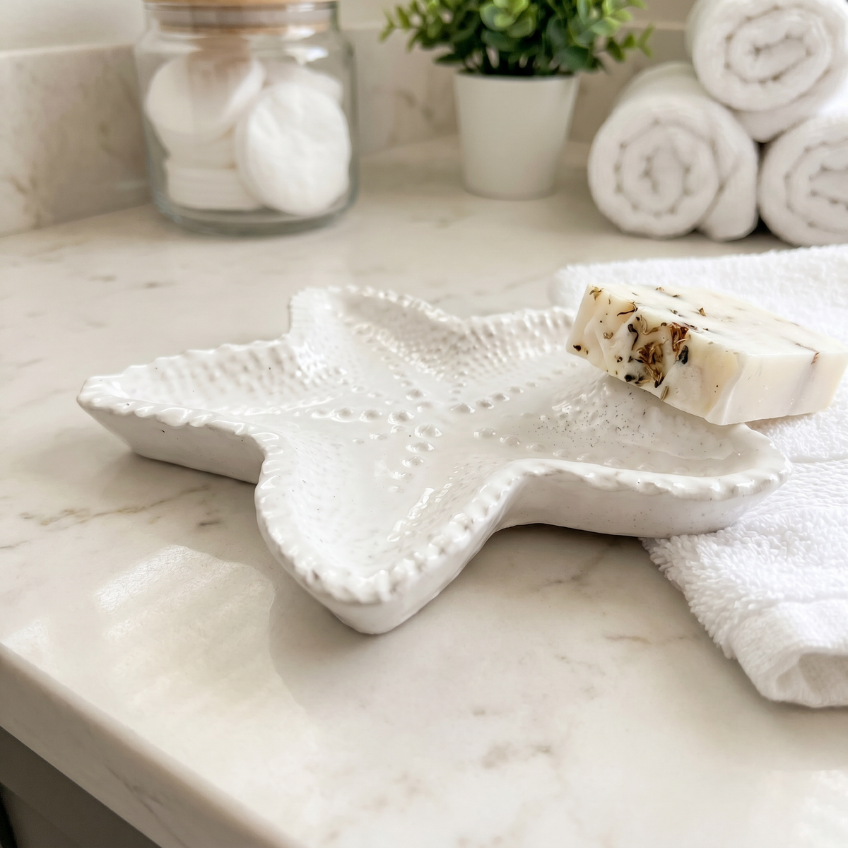 Starfish Decorative Tray - 4"