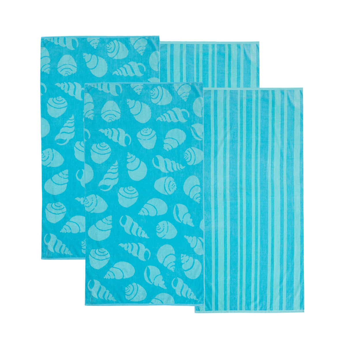 Maui Cotton Velour Beach Towels – Set of 2