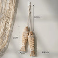 Wooden Fish Coastal Wall Hanging