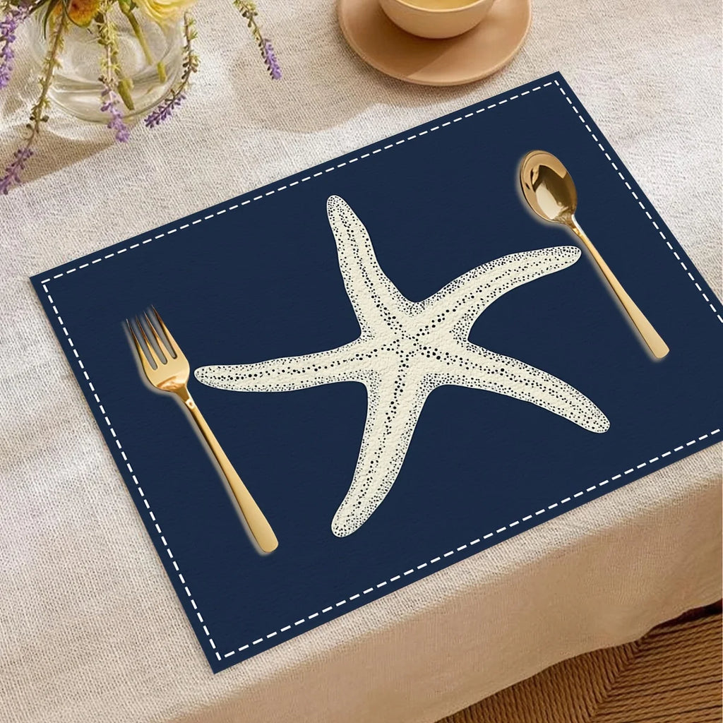 Cotton Linen Coastal Placemats